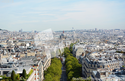 Image of View down Avenue de Friedland towards Saint-Augustin church