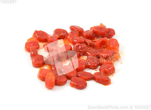 Image of Bitter melon seeds covered in sticky red pith 