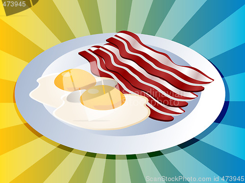 Image of Bacon and eggs