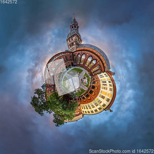 Image of Riga Dome cathedral inner courtyard