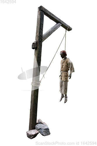 Image of Hanged man in gallows