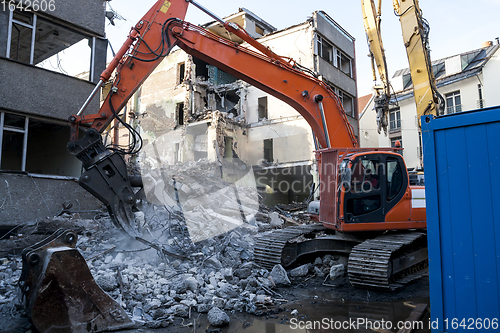 Image of Demolition of an old building