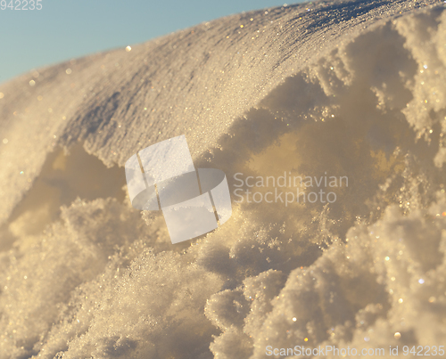 Image of Snowdrift surface