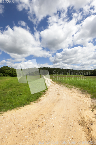 Image of dusty road