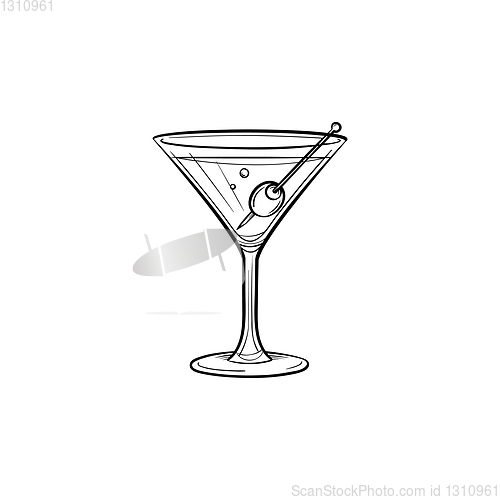 Image of Liquor hand drawn sketch icon.