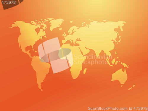Image of Map of the world illustration