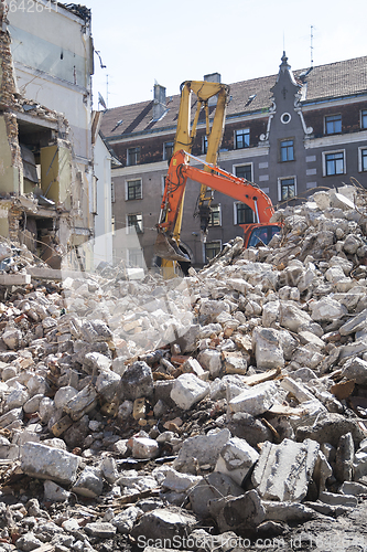 Image of Demolition of an old building