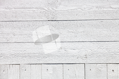 Image of White rustic wooden planks background