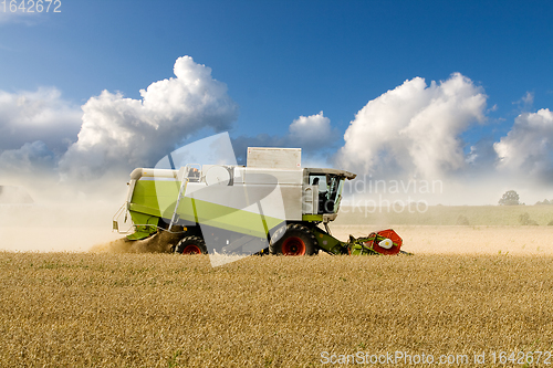 Image of Harvesting Combine