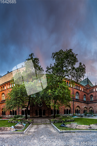 Image of Riga Dome cathedral inner courtyard