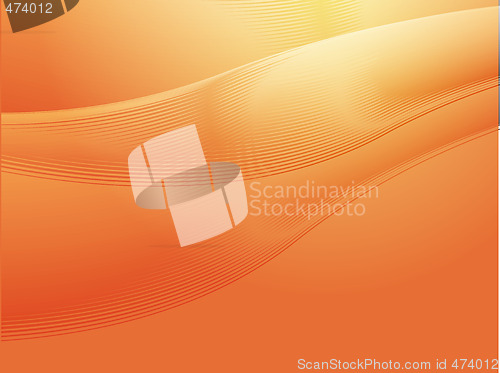 Image of Wavy glowing colors