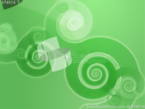 Image of Abstract swirly floral grunge illustration