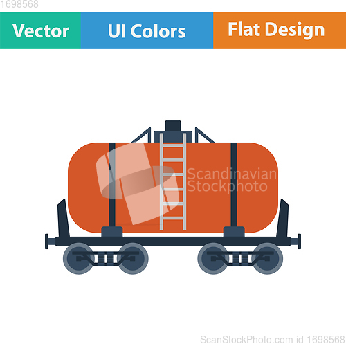 Image of Oil railway tank icon