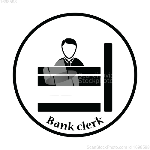 Image of Bank clerk icon