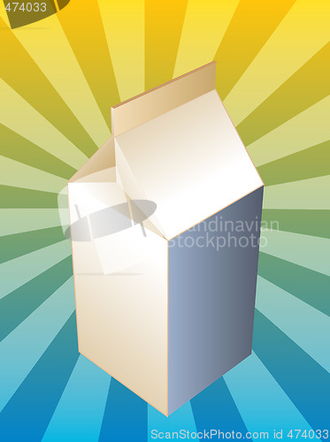 Image of Milk carton container