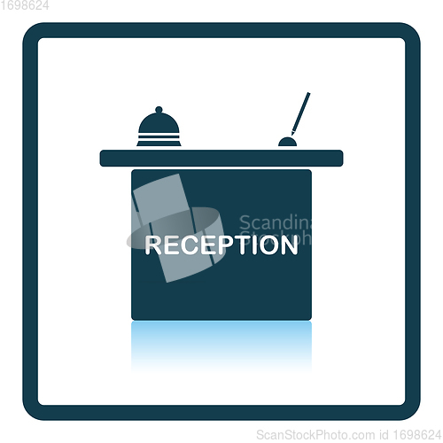 Image of Hotel reception desk icon