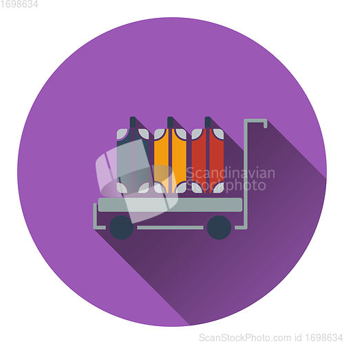 Image of Luggage cart icon