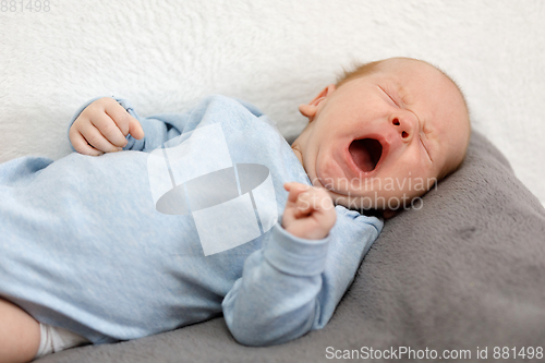 Image of crying newborn baby