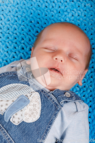 Image of sleeping newborn baby