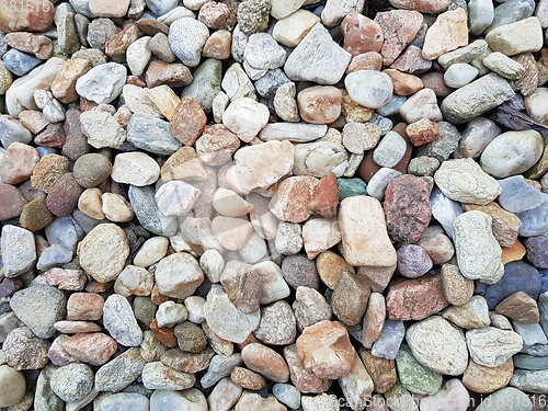 Image of pebbles texture for background