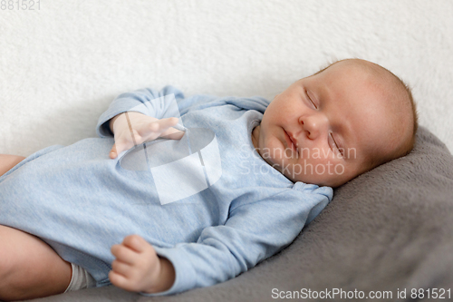 Image of sleeping newborn baby