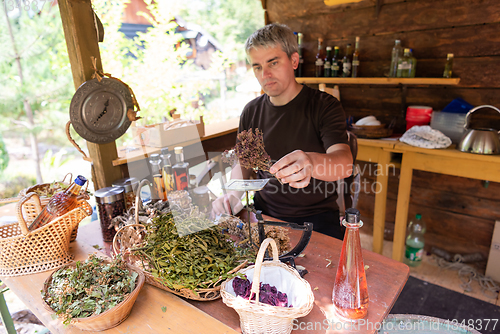 Image of herbalist small business owner