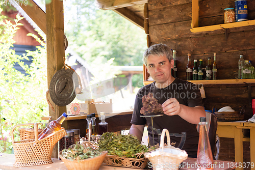 Image of herbalist small business owner