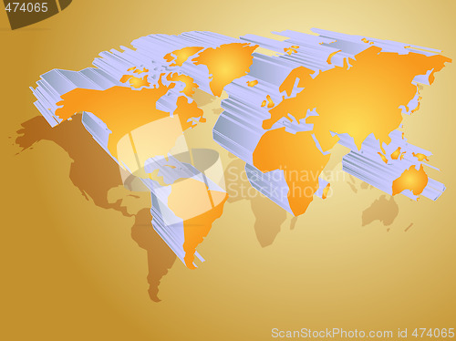 Image of World map