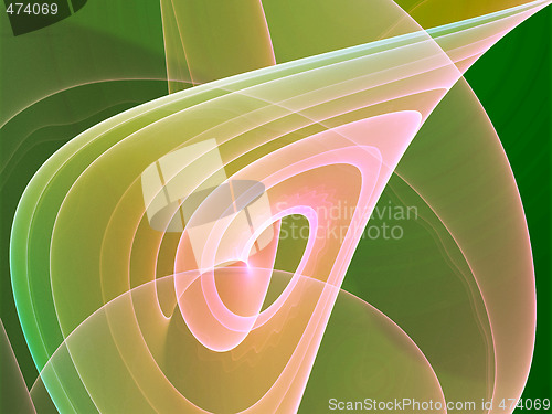 Image of Wavy glowing colors