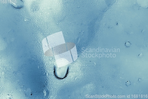 Image of Ice cubes as background texture closeup photo