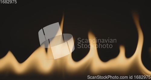 Image of Fire dancing against dark background