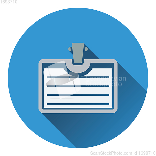Image of Icon of Badge with clip