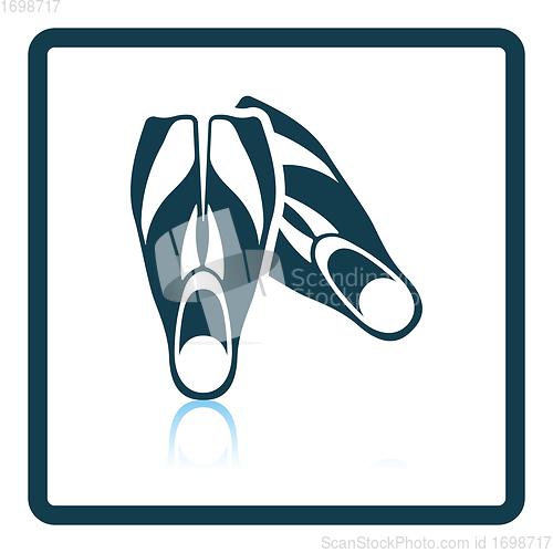 Image of Icon of swimming flippers 