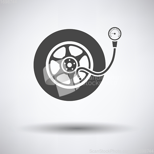 Image of Tire pressure gauge icon