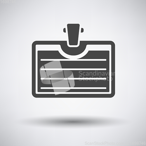 Image of Badge with clip icon
