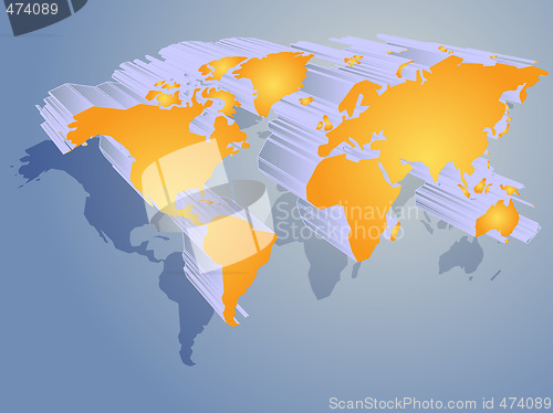 Image of World map