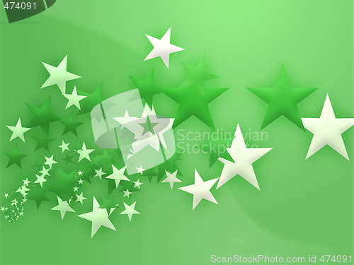 Image of Flying stars illustration