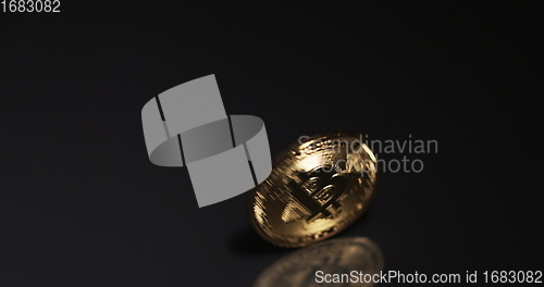 Image of Physical bitcoin closeup photo