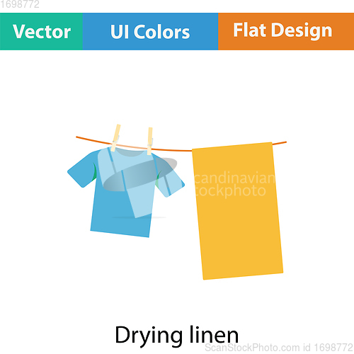 Image of Drying linen icon