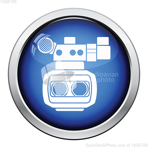 Image of 3d movie camera icon