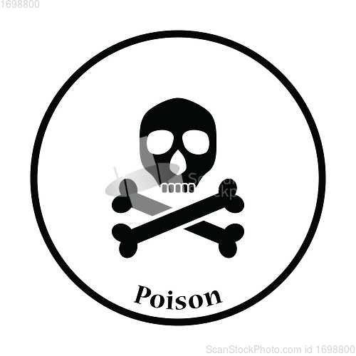 Image of Poison sign icon