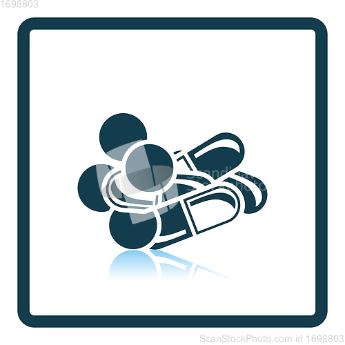 Image of Pill and tabs icon