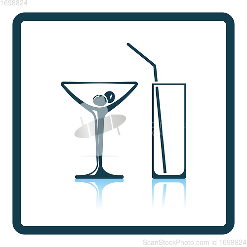 Image of Coctail glasses icon