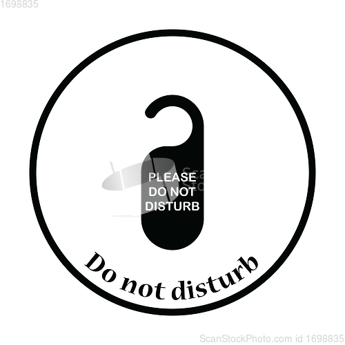 Image of Don\'t disturb tag icon