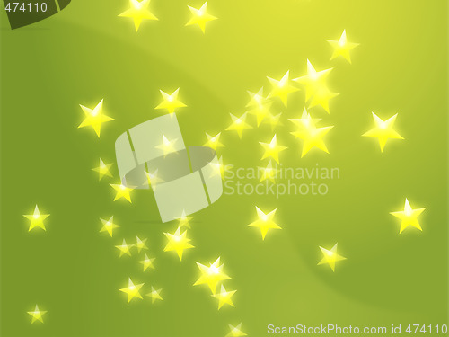 Image of Flying stars illustration