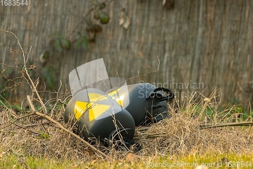 Image of Radioactive waste thrown out as garbage