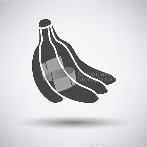 Image of Banana icon on gray background