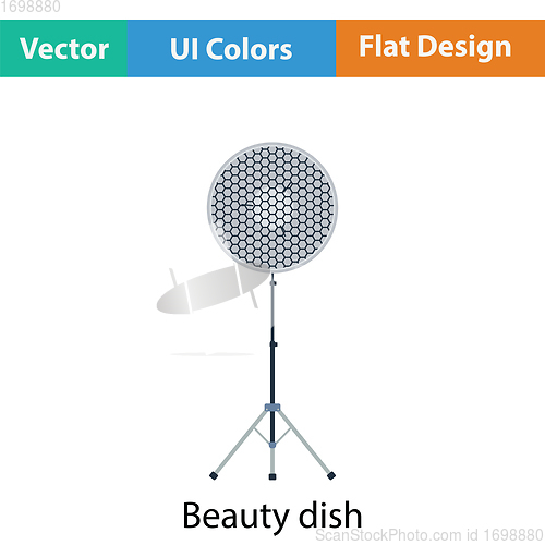 Image of Icon of beauty dish flash