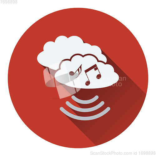 Image of Music cloud icon