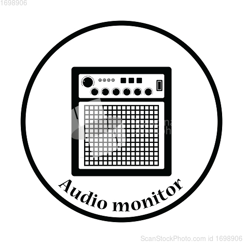 Image of Audio monitor icon